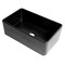 Alfi Brand Black Matte Smooth Apron 30" x 18" Single Bowl Fireclay Farm Sink ABF3018-BM - alternate 9